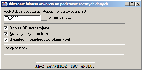 13.4 Zamknięcie roku obrachunkowego Funkcja ta realizuje wymóg artykułu 12.5 ustawy o rachunkowości.