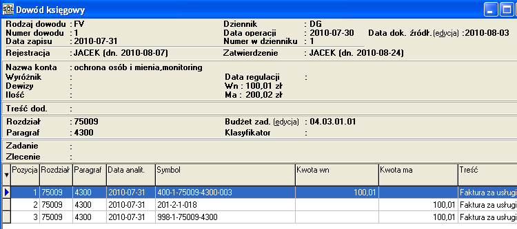 15. ZGODNOŚĆ SYSTEMU Z USTAWAMI 15.1 Ustawa o rachunkowości 15.1.1 Przetwarzane daty Wprowadzanie dowodu: 2 1 3 Podgląd dowodu 3 4 1 2 5 Artykuły Ustawy wspominające o datach: Art. 21.1.4 Data dokonania operacji [1] Art.