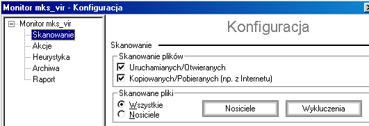 Windows XP. 16.4.7 Problemy z programami antywirusowymi. Jeżeli mamy uruchomiony program anty wirusowy i jednocześnie pracujemy z systemem SFINKS to mogą się pojawić poważne kłopoty z bazami danych!