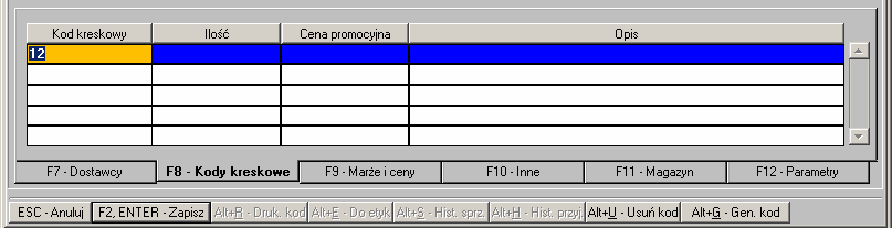 Instrukcja expedient_ms.doc 104/203 Rysunek 3.4 Formularz z propozycją wartości kodu wagowego PLU na wadze etykietującej, do który zostanie przypisany tworzonemu lub edytowanemu towarowi. Rysunek 3.5.