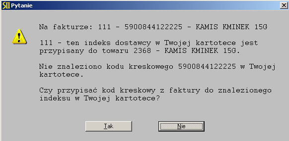 Instrukcja expedient_ms.doc 132/203 Rysunek 3.56. Lista pozycji PZ po wczytaniu ich z pliku faktury elektronicznej.