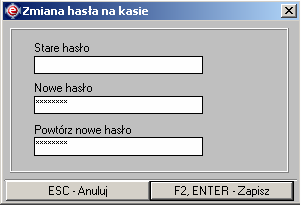 Instrukcja expedient_ms.doc 200/203 5. JeŜeli dodawany uŝytkownik ma być takŝe kasjerem naleŝy podać jego hasło, jakim będzie się logował do programu expedient POS na stanowisku kasowym.