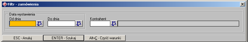 Instrukcja expedient_ms.doc 31/203 Przycisk ten powoduje wyświetlenie z listy pozycji wybranego zamówienia (Rys. 2.37). Rysunek 2.37. Wygląd okna przedstawiającego pozycje zamówienia.