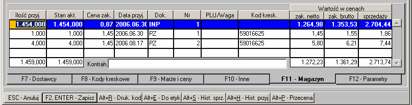 Instrukcja expedient_ms.doc 53/203 Rysunek 2.69. Formularz definiowania nowej ceny detalicznej towaru.