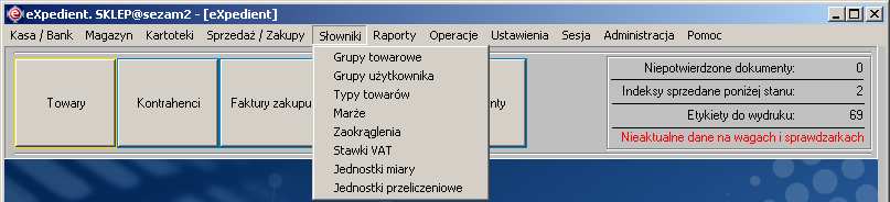 Instrukcja expedient_ms.doc 69/203 w zaleŝności do swoich potrzeb. Jednak zmian takich naleŝy dokonywać z rozwagą, gdyŝ mogą one wpływać na pracę całego systemu.