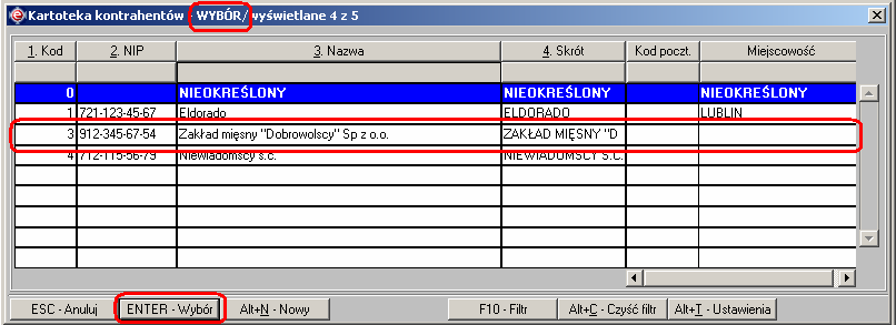 Instrukcja expedient_ms.doc 9/203 i formularzach, w zaleŝności od pełnionych przez nie funkcji, przyciski mogą znajdować się nie tylko w dolnej części ekranu. Rysunek 2.