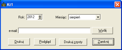 j 9.3. SPRAWOZDANIE KT-1 DLA GUS-U Każdy obiekt, który wynajmuje miejsca noclegowe jest zobowiązany do wykonania comiesięcznego, specjalnego sprawozdania dla GUS-u oznaczonego symbolem KT-1.