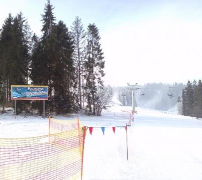 Panorama na Wyciąg do Nart Wodnych w Szczecinku oraz Jezioro Trzesiecko z kamerytvn24 emitowana na antenie porannego