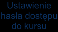 Dodaj pytanie Rysunek 33. Dodawanie pytań do quizu 9. Zapisywanie użytkowników na kurs Użytkownik o uprawnieniach prowadzącego lub menadżera może zapisać użytkowników na kurs.