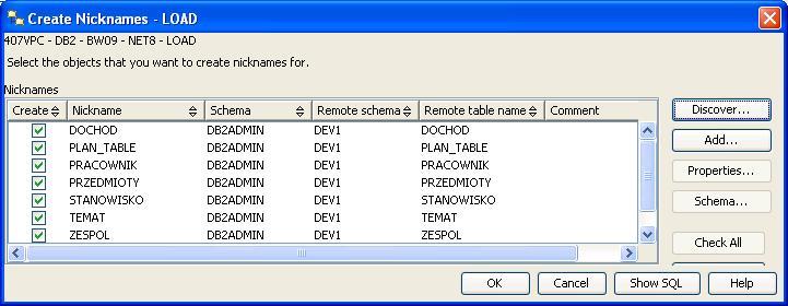 Tworzenie opakowania dla źródła danych Oracle Fig. 5.