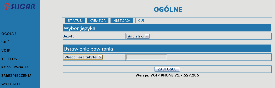 Wyświetlanie szczegółowych informacji na temat konfiguracji ręcznej. Wybrać opcję trybu DHCP, kliknąć DALEJ, aby skonfigurować linię SIP (domyślnie SIP1). Można także przeglądać dane.