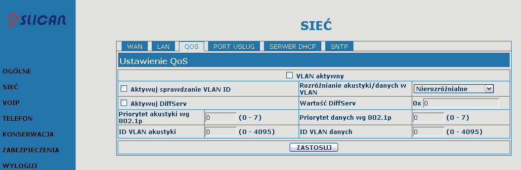 Na schemacie 2 kolor czerwony i niebieski oznaczają dwie różne sieci VLAN obsługiwane przez switch, gdzie port 1 i 2 należą do czerwonej sieci VLAN, a porty 3 i 4 należą do niebieskiej sieci VLAN.