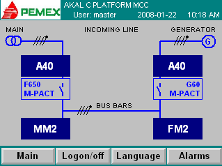 Sterownik GE Fanuc z serii VersaMax Micro IC200UDR005 pobiera z niego dane w protokole Modbus RTU.