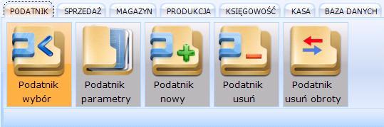 W przypadku, gdy wartość opcji ustawiona zostanie na Tak niedostępne dla użytkownika przyciski nadal będą wyświetlane w menu aplikacji