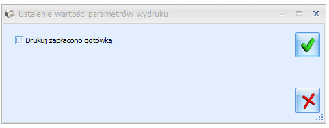 Na wydruku faktury zbiorczej (wystawionej do wszystkich pozycji z Paragonów) płatności przenoszone są z powiązanych Paragonów.