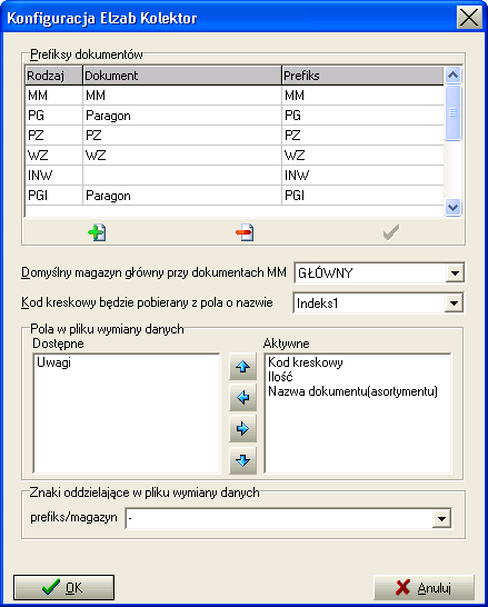 Strona14 R2FAKTURYPRO Funkcja menu głównego Zbiory Urządzenia zewnętrzne ELZAB kolektor otwiera moduł obsługujący komunikację programu R2fakturyPRO z terminalem ELZAB Kolektor CE.
