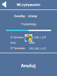 Strona39 WCZYTYWANIE Po zainstalowaniu EKCE na terminalu bazy towarów i kontrahentów są puste.