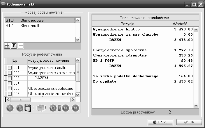 Zamknij listę Przycisk ten służy do zamknięcia listy tak aby nieupoważnione osoby nie mogły już nic na niej zmieniać.