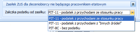 5.5.2 Zasiłki z ubezpieczenia chorobowego i wypadkowego wypłacane dla zleceniobiorców Przepisy nie nakładają na zleceniodawcę wprost obowiązku odprowadzania zaliczki podatku od zasiłków wypłaconych