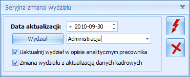 Czasami, nim zdecydujemy się na poprawienie danych w bazie danych będzie już kilka zapisów historycznych.