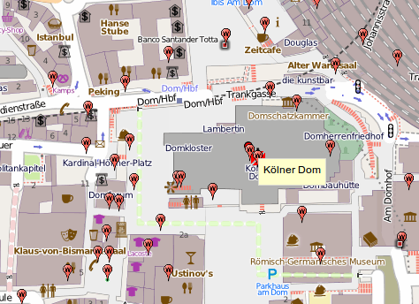Tworzenie map multimedialnych z OpenStreetMap 4 Dzięki temu, możliwe jest przeglądanie wszystkich haseł Wikipedii odnoszących się do danego obszaru.