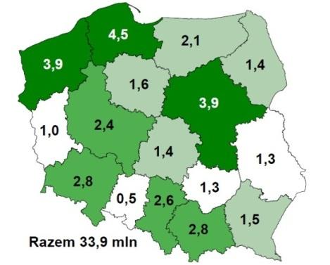 Oprócz rezydentów, znaczącą część wizyt generują turyści pochodzenia zagranicznego.