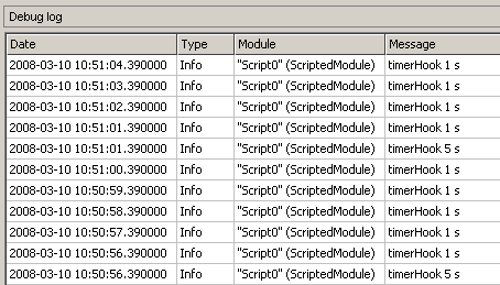 Uwaga! Wykorzystując w modułach skryptowych zdarzenia zegarowe należy pamiętać, że systemy operacyjne rodziny Windows nie są systemami czasu rzeczywistego.