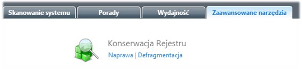 6. Konserwacja Rejestru Rejestr jest to główna baza danych systemu Windows. To tu ważne ustawienia każdej aplikacji ii napędów są zachowane.