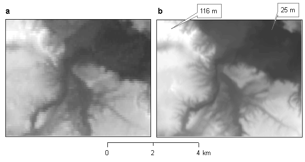 Ramka 3.7 Numeryczne mapy terenu Polski (DTED 2, SRTM ) http://www.codgik.waw.pl (DTED 2) (10.2005) http://srtm.csi.cgiar.org (SRTM) (10.