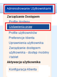 Jeśli dodane profile dostępu są poprawne, należy wybrać opcję Autoryzuj. W przypadku gdy profile dostępu, które maja być przypisane są niepoprawne, należy wybrać opcję Wyślij do korekty lub Odrzuć.