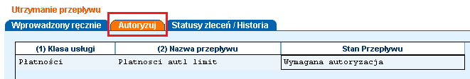 49 UWAGA! Nazwy przepływów muszą różnić się od siebie nie będzie możliwe zapisanie dwa razy tej samej nazwy.