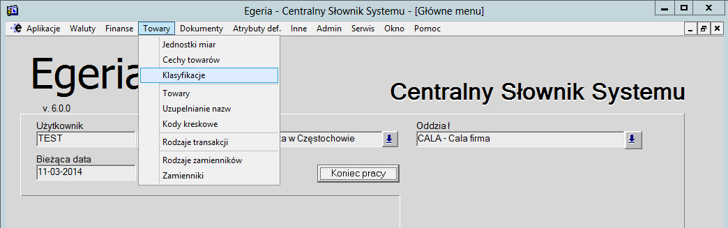 10. Założenie nowej klasyfikacji. Lista Czynności: 1.