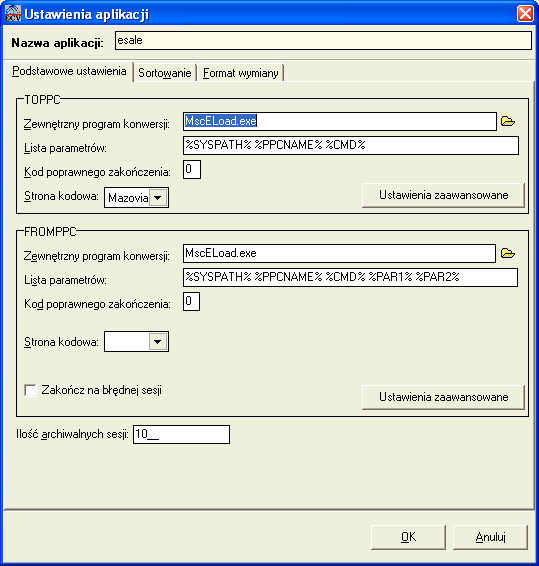 Serwer logów - parametry serwera do jakiego będą wysyłane logi Host Name - nazwa komputera z którym ma się komunikować Host Type - [lhlocal] - komputer lokalny; [lhbroadcast] -wszystkie komputery w