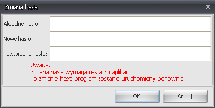 SEZAM Szybkie wprowadzenie 13 1.1.11 Zmiana hasła Użytkownicy zalogowani do aplikacji Sezam mają możliwość zmiany hasła dostępu do aplikacji Sezam.