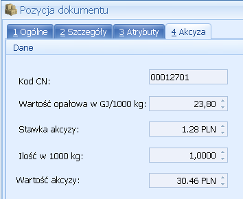 Informacje te będą służyły do wyliczania podatku akcyzowego podczas generowania deklaracji AKC-WW.