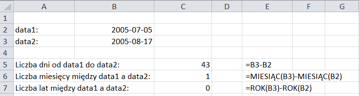 z akcesoriami Funkcja JEŻELI będzie miała postad: =JEŻELI(G2>4500;"Tak";"Nie") Rysunek 9 8. Podstawowe funkcje daty i czasu Daty i czas są liczbami.