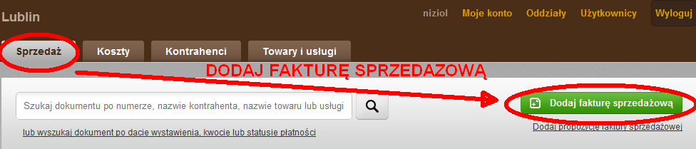 6. System fakturowania webflow, czyli jak wystawić fakturę Beneficjenci mają obowiązek korzystania z systemu fakturowania, który dostępny jest pod adresem https://aip.webflow.pl.