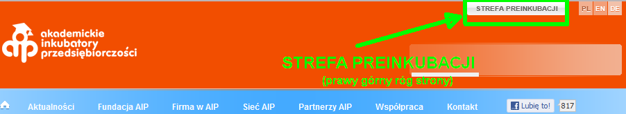 1.6 Strefa Beneficjenta Strefa Beneficjenta to miejsce utworzone przez Centralę AIP.