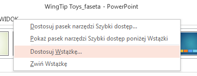 Jak uzyskać pomoc dotyczącą programu PowerPoint 2013 Tworzenie niestandardowych kart i grup na wstążce Jeśli znasz poprzednie wersje programu PowerPoint, prawdopodobnie będziesz się zastanawiać,