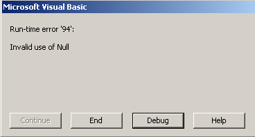 248 Set ctl = _ Forms!frmZamowienie!frmPodZamowienie.Form!Nazwa ctl.requery DoCmd.Close Exit Sub End If errhandler: If Err.Number = 2105 Then MsgBox "Taki produkt już jest w bazie!