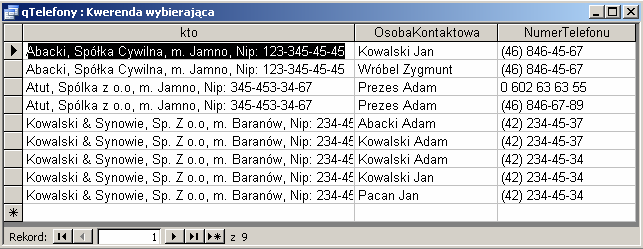 67 2.3.6. Raporty Raporty w bazach danych to nic innego jak pisemne zestawienia informacji opisujące różnorodne operacje dokonywane na obiektach baz danych czy wyniki zestawień analitycznych.