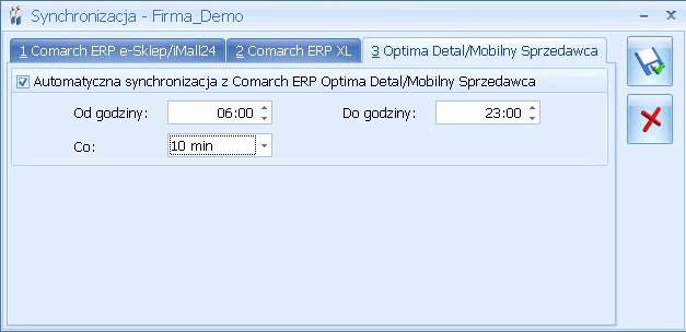 7.2 Synchronizacja automatyczna Rys. Wczytywanie dokumentów z Detalu.