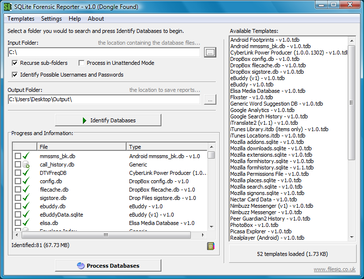 Android SQLite Manager SQLite Parser