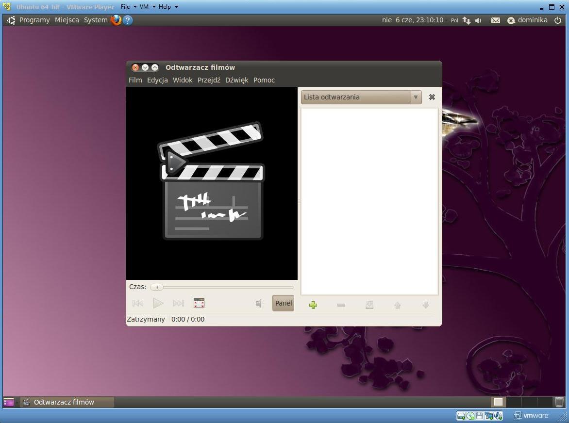 Odtwarzacz filmów www.slow7.pl 37 Totem to domyślny odtwarzacz multimediów dla środowiska GNOME. Program może korzystać z silników GStreamer lub Xine.