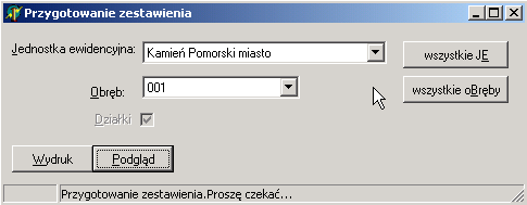 S t r o n a 59 Rysunek 86. Zapisywanie użytków do danej grupy. Po przypisaniu użytków do grup wykazu można przejść do wygenerowania zestawienia użytków.