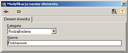 na wszystkich zdefiniowanych w programie listach wyboru, razem z ich kategoriami. Jego głównym zadaniem jest funkcja porządkowa.