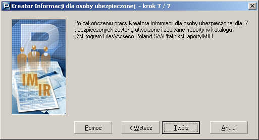 Rysunek 19 Rysunek 20 10. W kroku siódmym kreatora należy wybrać przycisk Twórz.