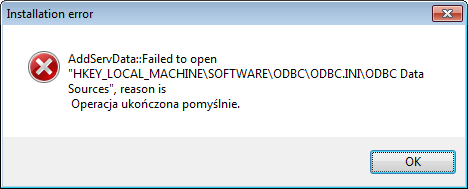 Część 2: Instalacja 2.1.5 Test połączenia do bazy danych SQL Po wyborze opcji instalacji Niestandardowa lub Pełna użytkownik ma możliwość wykonania testu połączenia z bazą danych SQL.