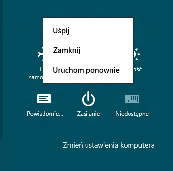 Aby wyłączyć aplikację pulpitu, naciśnij alt + f4, aby uruchomić okno Shut Down (Wyłącz).