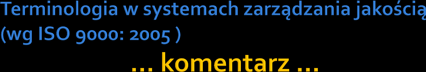 Ta część wykładu miała za zadanie ogólnie wprowadzić słuchaczy w tematykę terminologii SZJ.